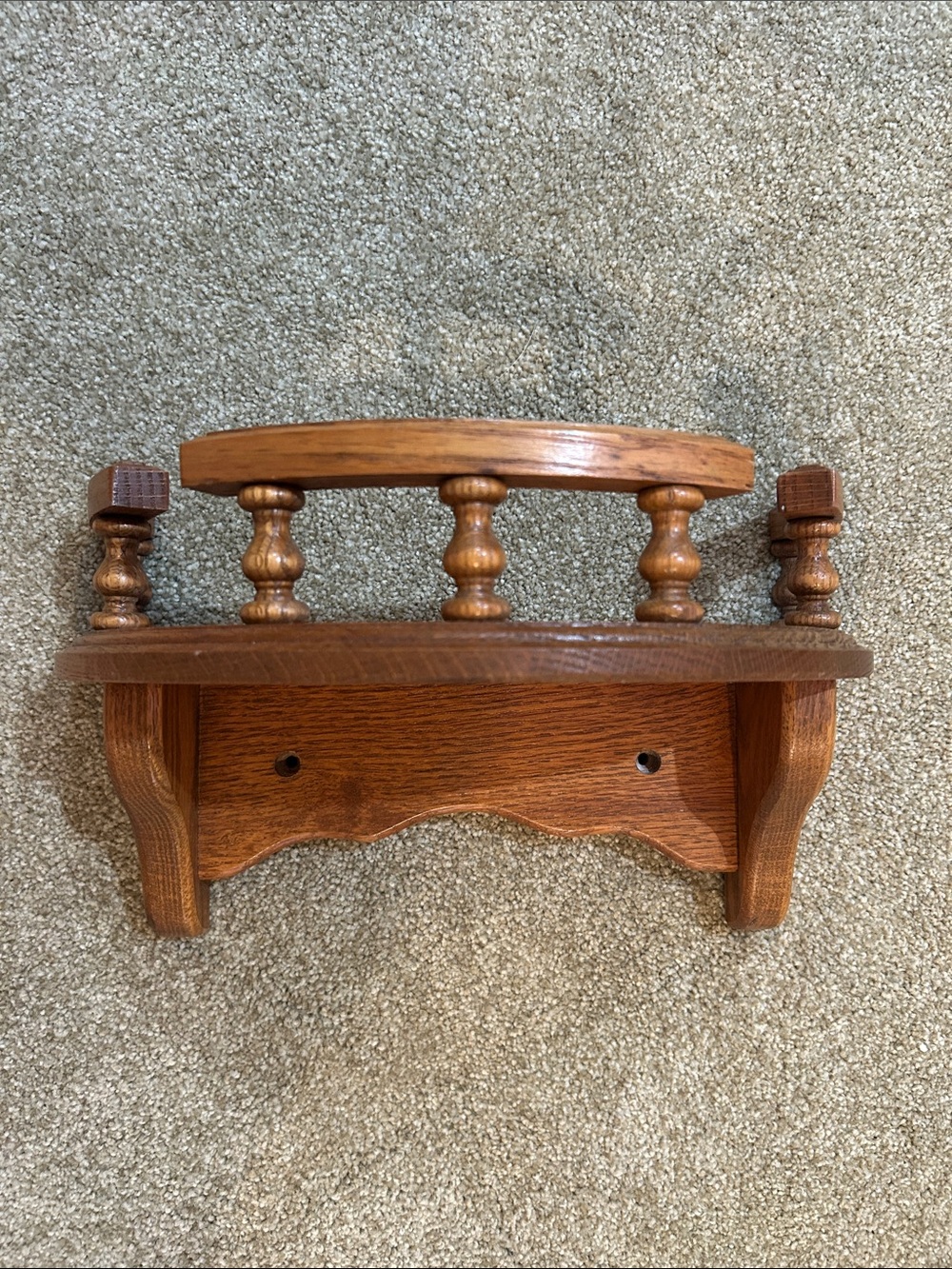Solid oak shelf